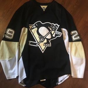 Authentic Reebok #29 Fleury hockey jersey/sweater.